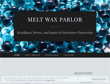 Tablet Screenshot of meltwaxparlor.com
